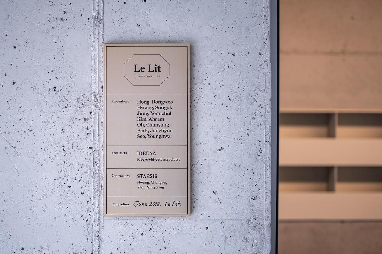 Le Lit Hotel Сеул Экстерьер фото